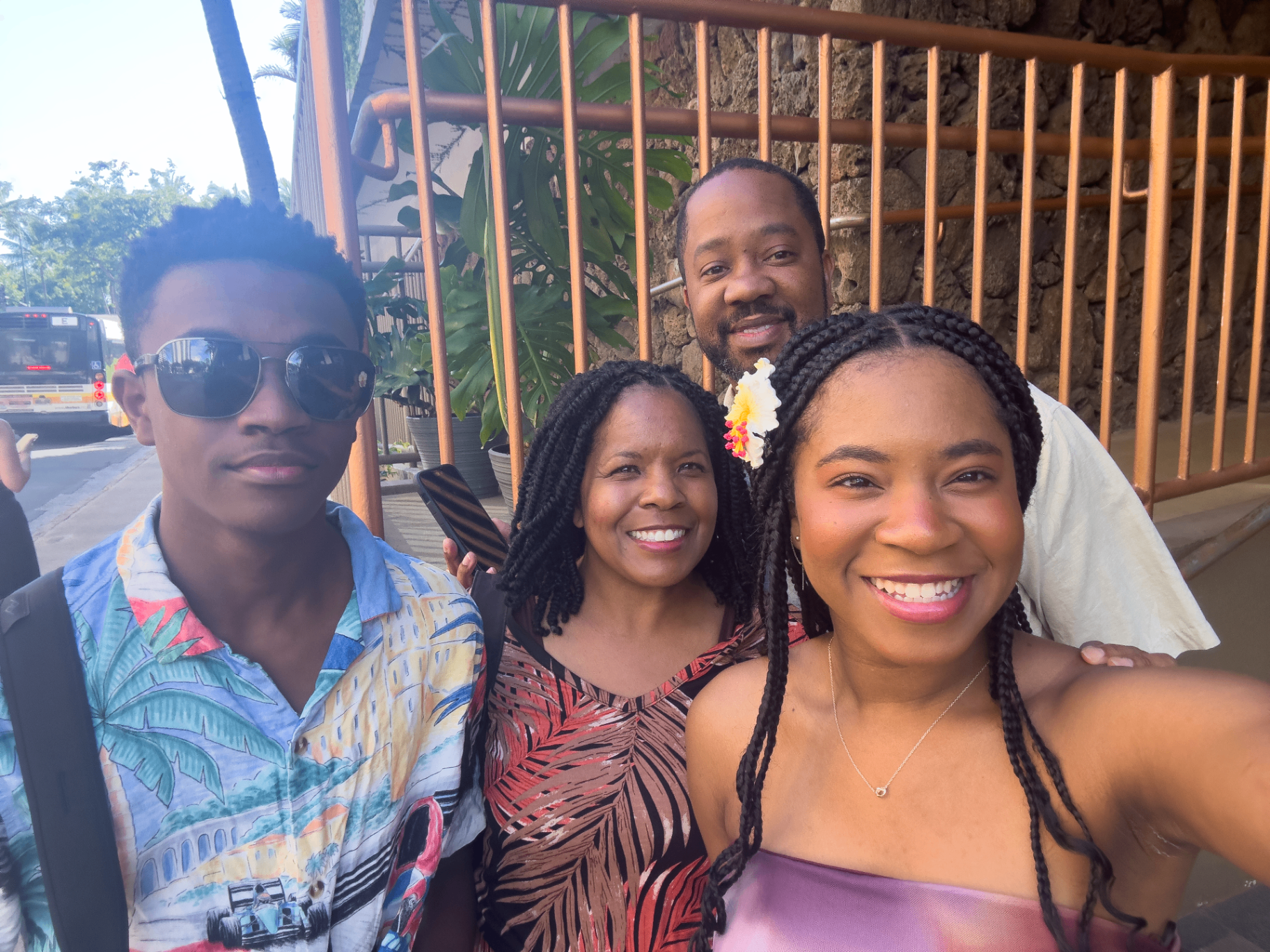 Stephanie with her family
